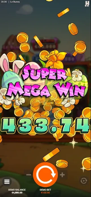 Maxgewinn-Ei in Le Bunny mit 20.000x Sofortpreis
